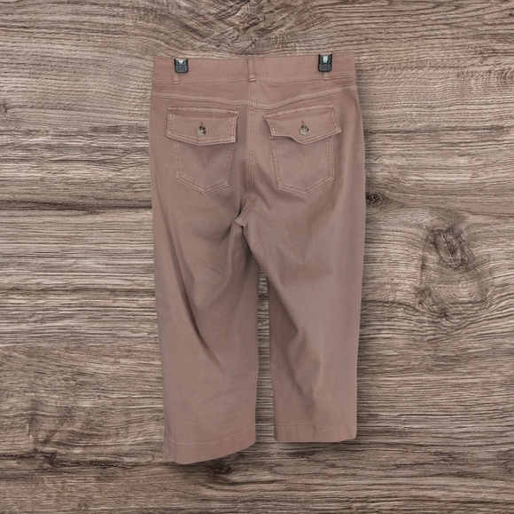 SPANX® Stretch TwillPull-On Cropped Pant - Picture 4 of 5